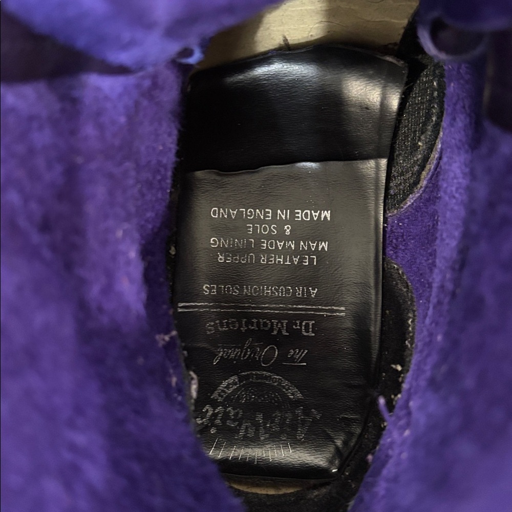Made In England Vintage Dr. Martens Pointed Toe Combat Boots - Picture 9 of 9